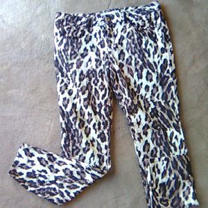 Karen Millen Animal Print Jeans - US 8